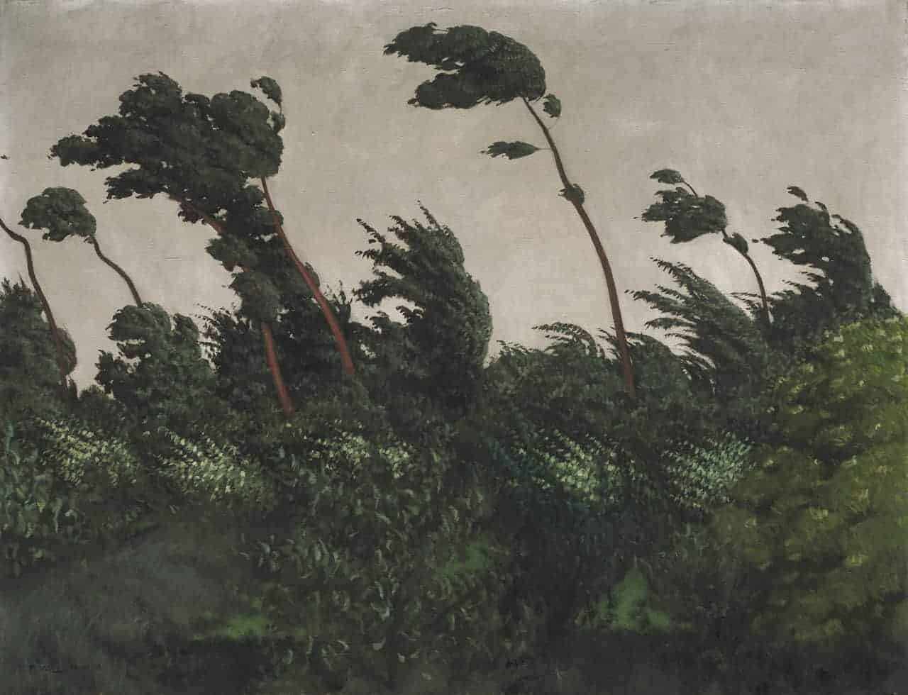 Félix Vallotton, The Wind, 1910, Courtesy National Gallery of Art, Washington (article on anxiety)