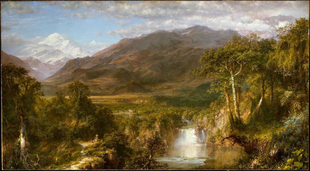 Albert Bierstadt. Mountain Brook, 1863. The Art Institute of Chicago. (article on present-moment awareness)
