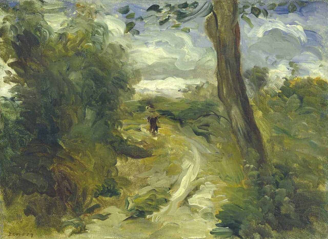 Image of August Renoir paining, Landscape between Storms