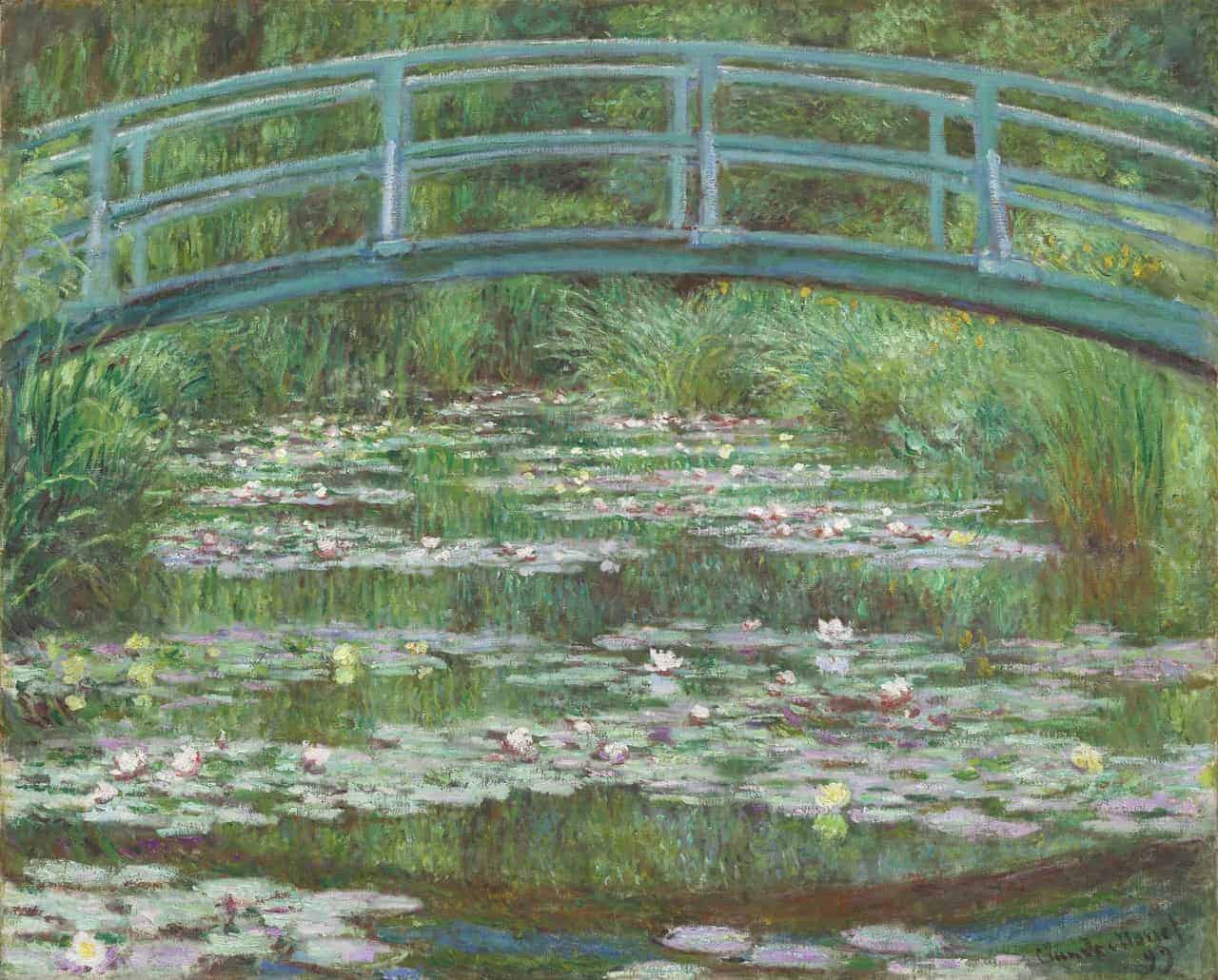 The Japanese Footbridge, Claude Monet, 1899, Courtesy National Gallery of Art, Washington (article on psychotherapy)