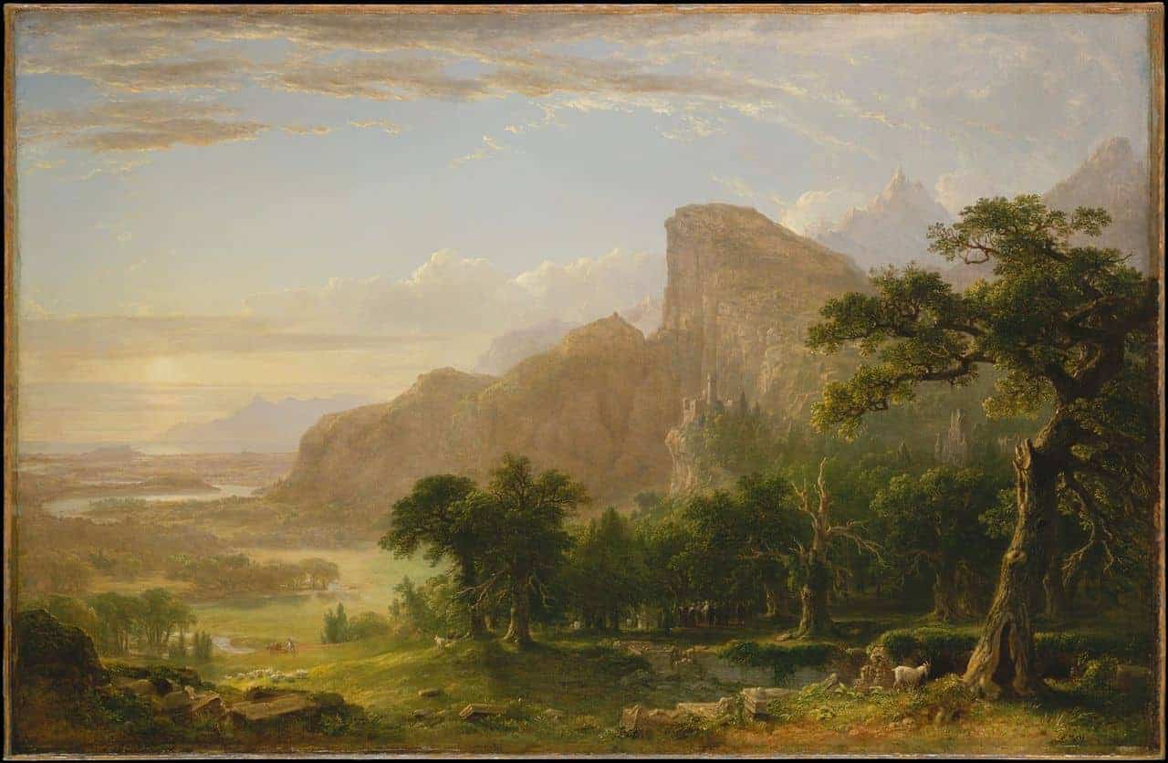 Thomas Cole, The Voyage of Life, Youth, 1842, National Gallery of Art (article on gestalt therapy)