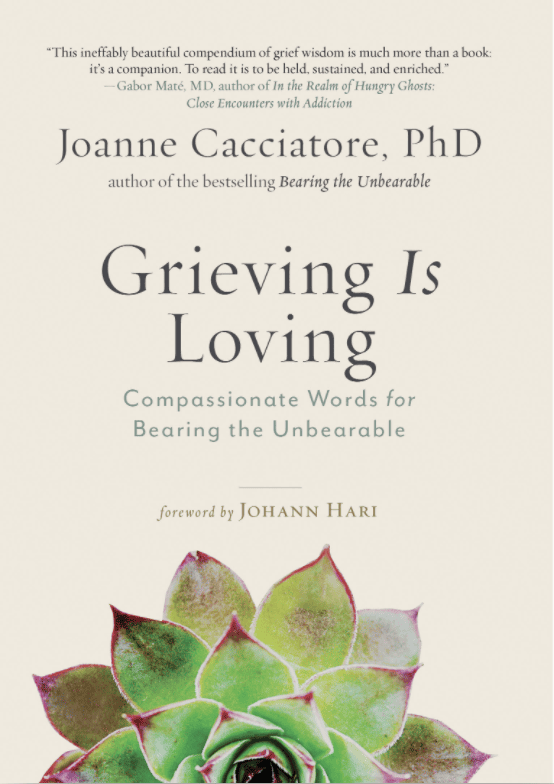 Grieving is Loving Book by Joanne Cacciatore
