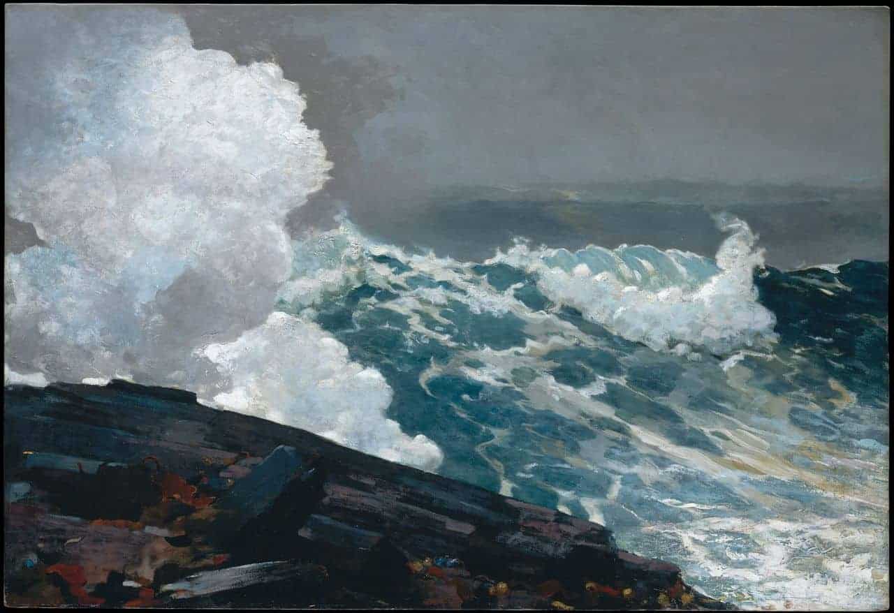 Northeaster, 1895, Winslow Homer, The Metropolitan Museum of Art (article on generalized anxiety disorder, GAD)