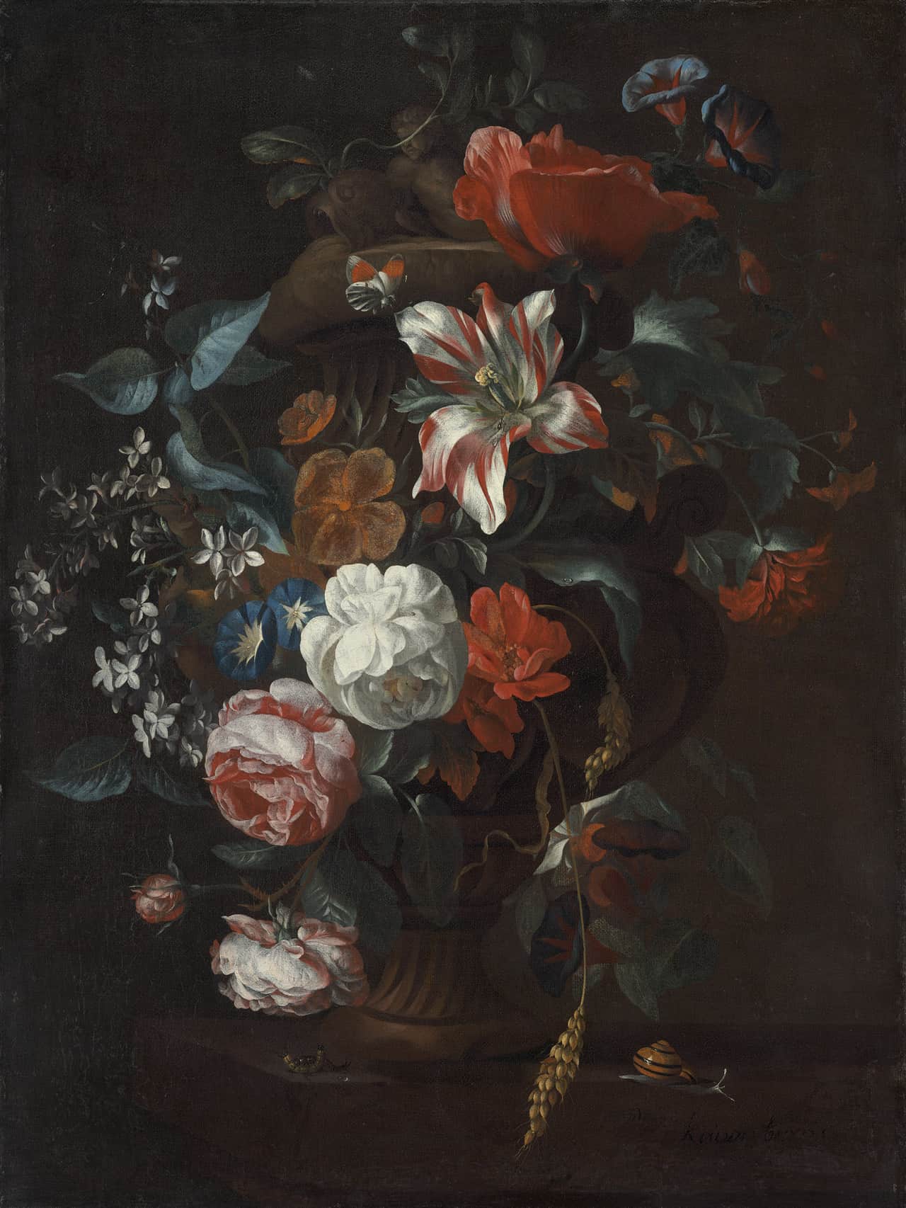 Flowers in a Vase, Philip van Kouwenbergh, c. 1700, Courtesy National Gallery of Art, Washington (article on Serenity Prayer)