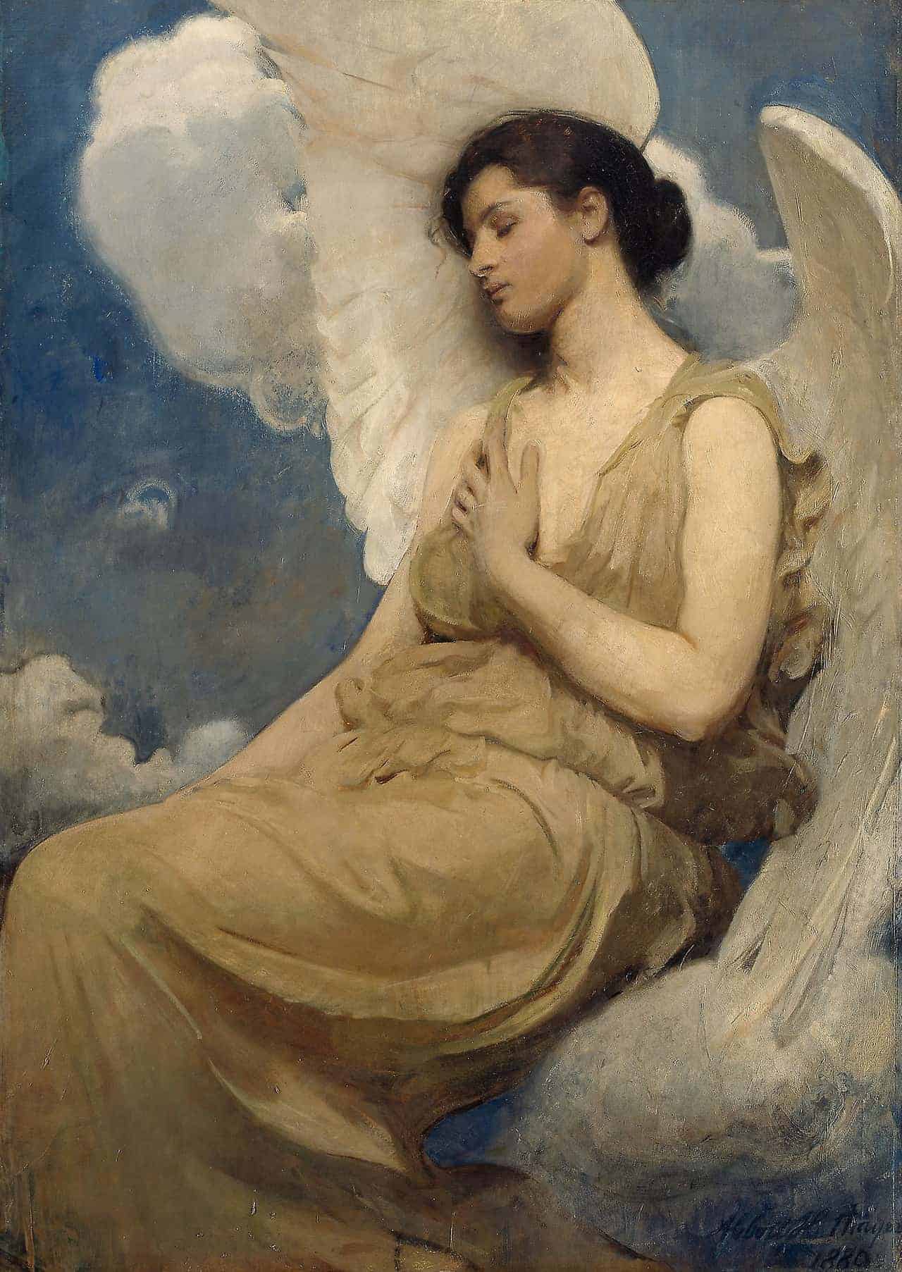 Abbott Handerson ThayeWinged Figure 1889, Art Institute of Chicago (article on forgiveness)