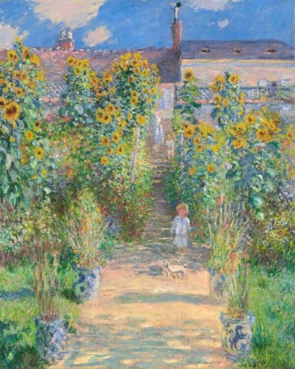 The Artist's Garden at Vétheuil, Claude Monet, 1881, Courtesy National Gallery of Art, Washington (ADHD Article)