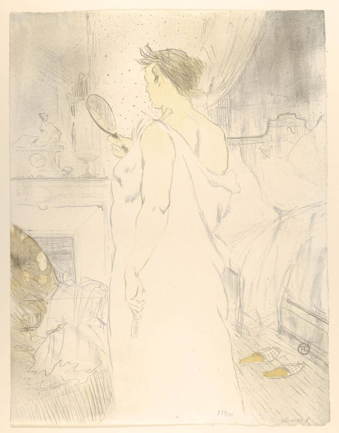 Looking in a Mirror, 1896, Henri de Toulouse-Lautrec, The Metropolitan Museum of Art (article on Body Dysmorphic Disorder)