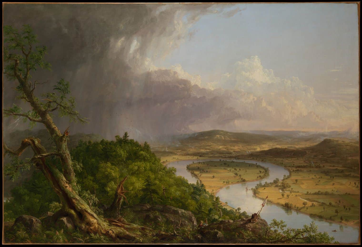 View from Mount Holyoke, Northampton, Massachusetts, after a Thunderstorm—The Oxbow, 1836, Thomas Cole, The Metropolitan Museum of Art (article on life review therapy)