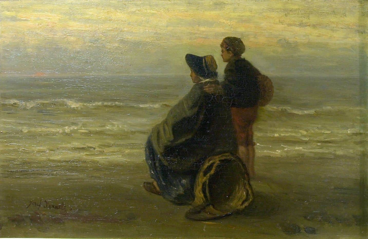 Jozef Israels, Mother and Child on a Seashore, 1890, The Art Institute of Chicago (article on child-parent psychotherapy)