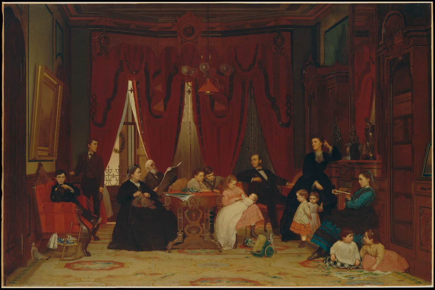 The Hatch Family, 1870–71, Eastman Johnson, The Metropolitan Museum of Art (article on internal family systems (IFS)