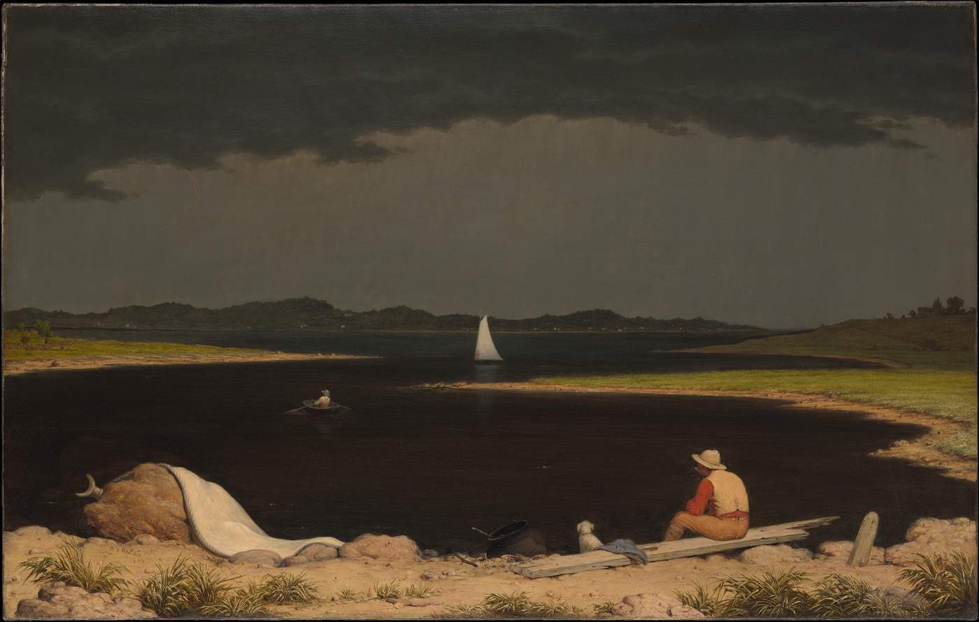 Approaching Thunder Storm, 1859, Martin Johnson Heade, The Metropolitan Museum of Art (article on tinnitus and anxiety)