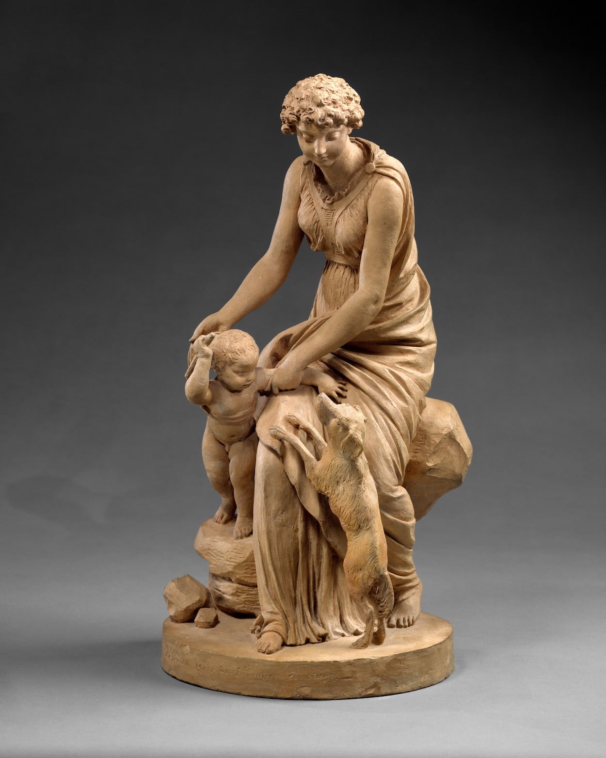 Fidelity, the Mother of Constant Love, 1799, Augustin Pajou, The Metropolitan Museum of Art (article on attachment bonds)